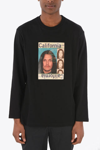 long sleeve t-shirt with front print