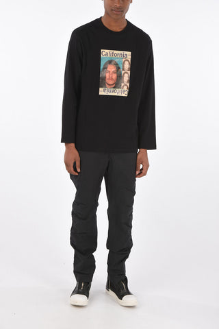 long sleeve t-shirt with front print