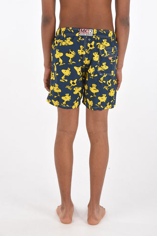 PEANUTS printed swim shorts