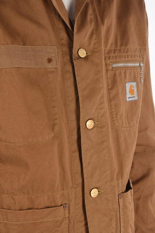 EYE MAN CARHARTT giubbotto utility con tasche a toppa e bottoni dorati