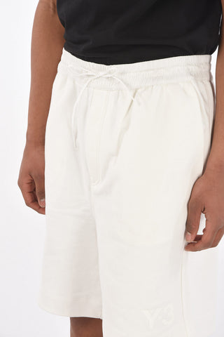 Y-3 YOHJI YAMAMOTO shorts CL TRY con coulisse in vita