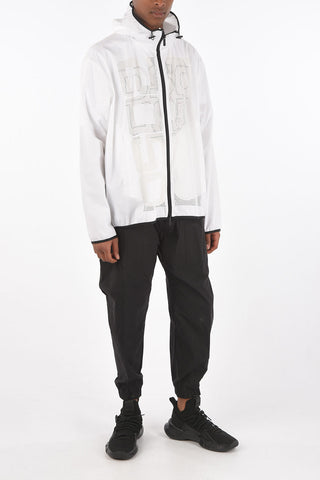 Perforated Hooded ZIp-up Jacket