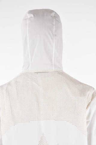 Perforated Hooded ZIp-up Jacket