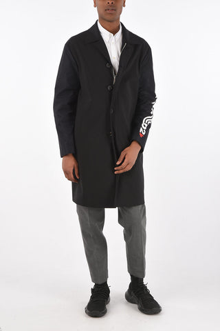 full zip balmacaan coat