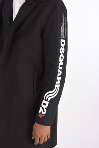 full zip balmacaan coat