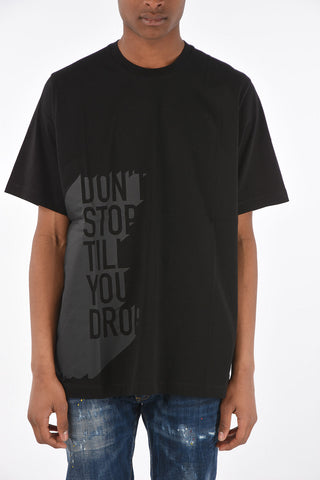 T-Shirt crew-neck SLOUCH FIT with side print