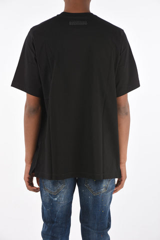 T-Shirt crew-neck SLOUCH FIT with side print