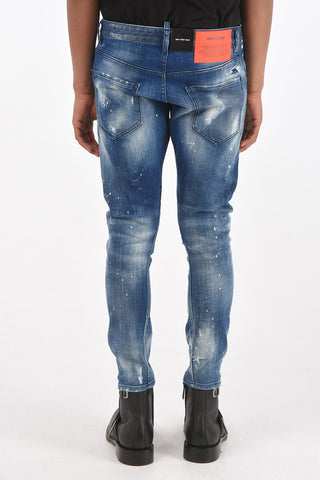 16cm stretch denim stone washed SEXY TWIST jeans
