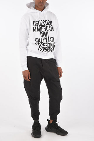 printed COOL FIT sweatshirt with hood