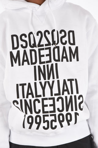 printed COOL FIT sweatshirt with hood