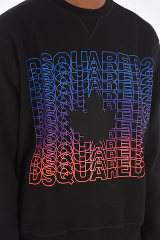 frontal Logo printed COOL FIT crew-neck sweatshirt