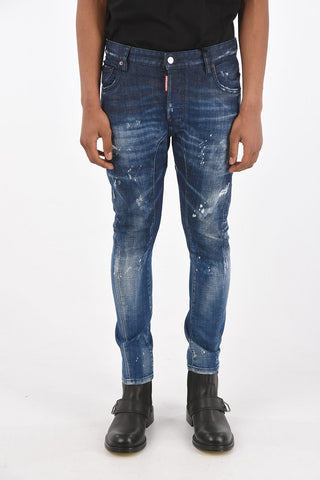 15cm distressed TIDY BIKER Jeans