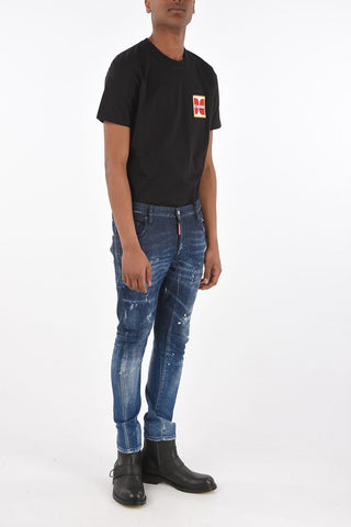 15cm distressed TIDY BIKER Jeans