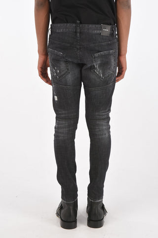16cm stretch denim TIDY BIKER jeans
