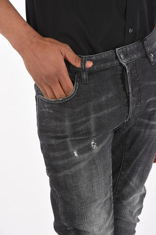 16cm stretch denim TIDY BIKER jeans