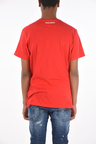 crew-neck t-shirt COOL FIT with print