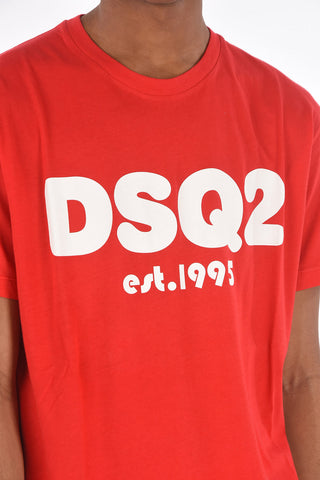 crew-neck t-shirt COOL FIT with print