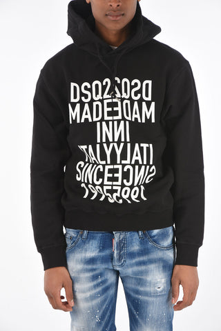 printed COOL FIT sweatshirt with hood
