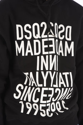 printed COOL FIT sweatshirt with hood