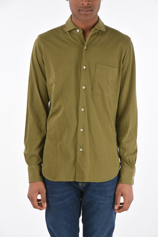 Long-sleeved Polo with Breast-pocket