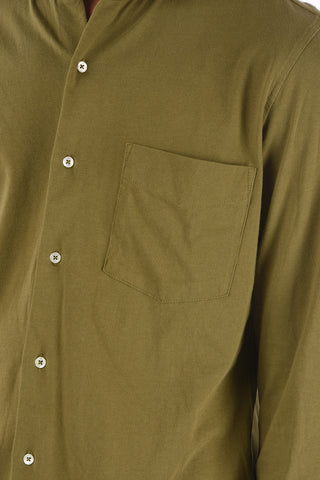 Long-sleeved Polo with Breast-pocket