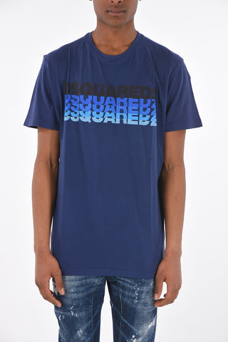 crew-neck t-shirt COOL FIT with print