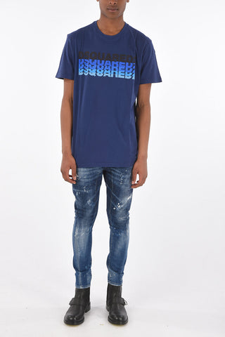 crew-neck t-shirt COOL FIT with print