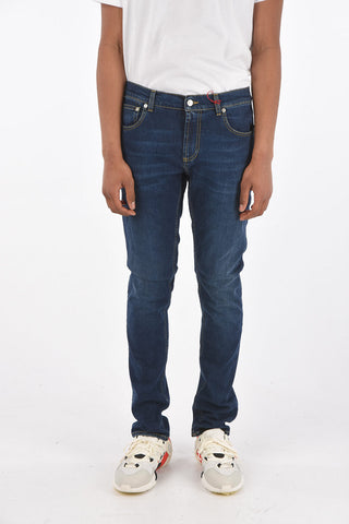 Dark Wash Mid-rise Jeans 16cm 