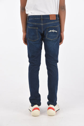 Dark Wash Mid-rise Jeans 16cm 
