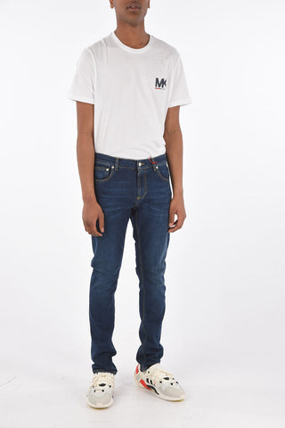 Dark Wash Mid-rise Jeans 16cm 