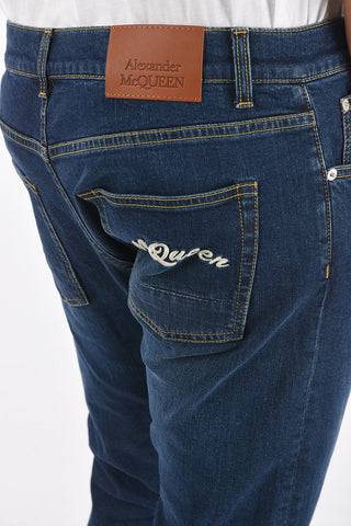 Dark Wash Mid-rise Jeans 16cm 