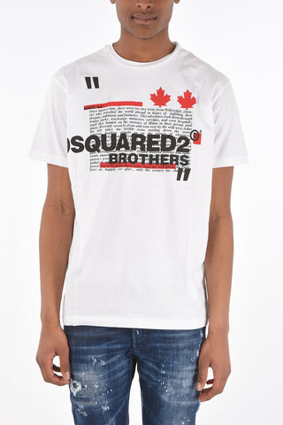crew-neck t-shirt with print