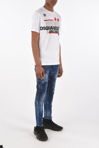 crew-neck t-shirt with print