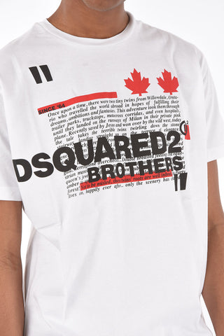 crew-neck t-shirt with print