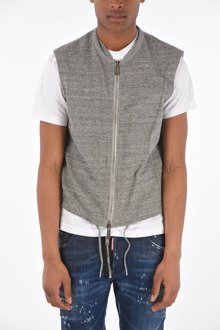 Denim Jacket with Sweat Waistcoat