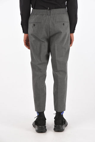 Pantaloni 4 tasche con Elastico in Vita