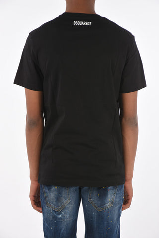 Crewneck T-Shirt COOL FIT with Maxi Front Print