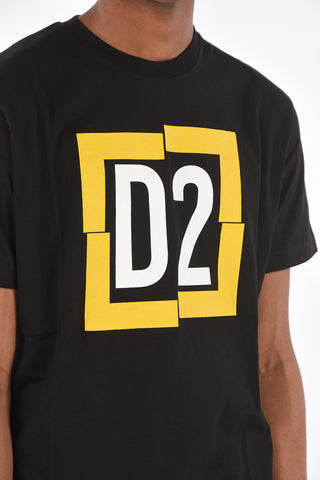 Crewneck T-Shirt COOL FIT with Maxi Front Print
