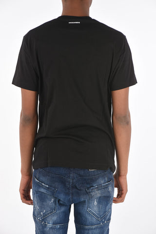 T-Shirt girocollo COOL FIT con maxi stampa