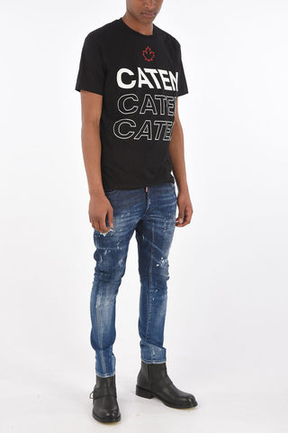 T-Shirt girocollo COOL FIT con maxi stampa