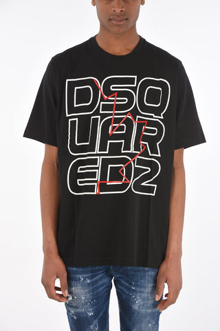 crew-neck t-shirt with print