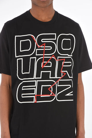 crew-neck t-shirt with print