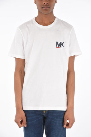 T-Shirt in Cotone con Maxi Logo Stampato