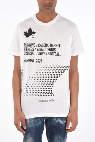 printed COOL FIT crew-neck t-shirt