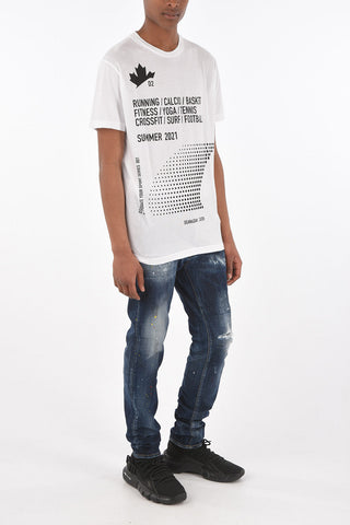 printed COOL FIT crew-neck t-shirt
