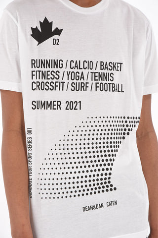 printed COOL FIT crew-neck t-shirt