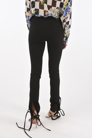 High Rise Cady Pants with Ankle Ribbons