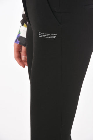 High Rise Cady Pants with Ankle Ribbons