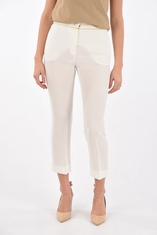 Lurex Detail STELLA Cropped Pants
