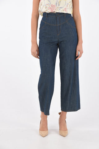 SEE BY Dark Wash Palazzo Denims